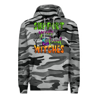 Slate Camo support your local witches Premium Hoodie - BundleAndBundleShop