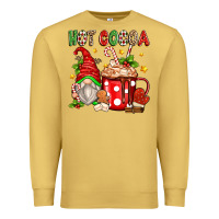 Antique Gold hot cocoa gnome Premium Sweatshirt - Zillion Design Studio