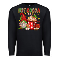 Black hot cocoa gnome Premium Sweatshirt - Zillion Design Studio