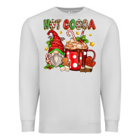 Dove Grey hot cocoa gnome Premium Sweatshirt - Zillion Design Studio