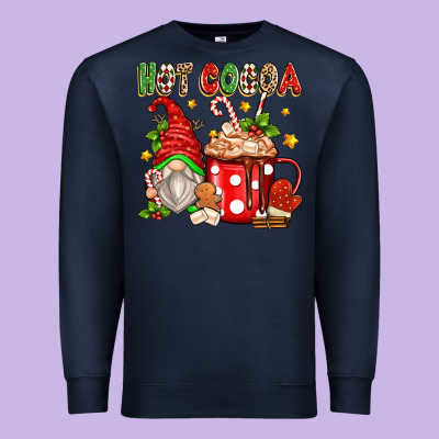 Premium Sweatshirt hot cocoa gnome