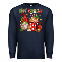 Navy hot cocoa gnome Premium Sweatshirt - Zillion Design Studio