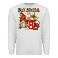 Oatmeal Heather hot cocoa gnome Premium Sweatshirt - Zillion Design Studio