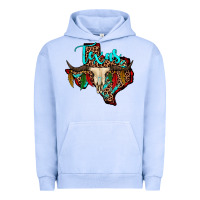Pigment Grape Ice bullskull texas map Urban Hoodie - JahusDesignShop