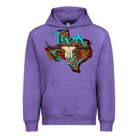 Tulip bullskull texas map Urban Hoodie - JahusDesignShop