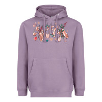 Lavender christmas ballerina shoes Heavyweight Hoodie - MaliasSmallBusiness