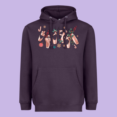 Heavyweight Hoodie christmas ballerina shoes