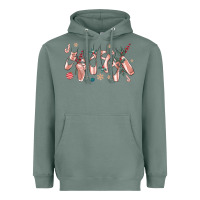 Sage christmas ballerina shoes Heavyweight Hoodie - MaliasSmallBusiness