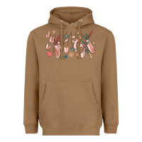 Toasted Coconut christmas ballerina shoes Heavyweight Hoodie - MaliasSmallBusiness