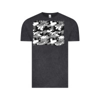 Vintage Black black and white camouflage background Vintage Tee - Artiststas