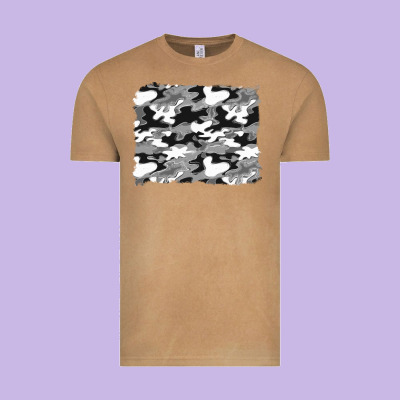 Black And White Camouflage Background Vintage Tee Designed By Artiststas
