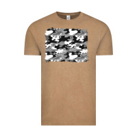 Vintage Coffee black and white camouflage background Vintage Tee - Artiststas