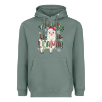 Sage fa la la llama Heavyweight Hoodie - MaliasSmallBusiness