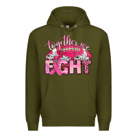 Army Green together we fight Premium Hoodie - Artiststas