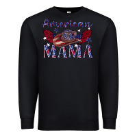 Black American mama with cowboy Premium Sweatshirt - texasbilliewilder