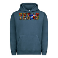 Pigment Midnight Navy texas christmas Urban Hoodie - JahusDesignShop