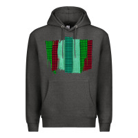 Charcoal Heather Green Red Western Farm Life Brush Stroke Premium Hoodie - Bettercallsaul