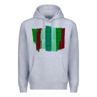 Heather Grey Green Red Western Farm Life Brush Stroke Premium Hoodie - Bettercallsaul