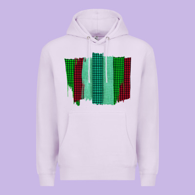 Green Red Western Farm Life Brush Stroke Premium Hoodie Designed By Bettercallsaul