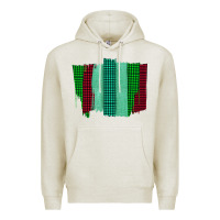 Oatmeal Heather Green Red Western Farm Life Brush Stroke Premium Hoodie - Bettercallsaul