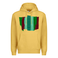 Green Red Western Farm Life Brush Stroke Premium Hoodie | Teevron