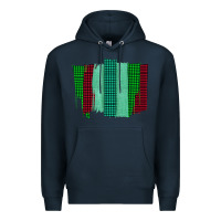 Navy Green Red Western Farm Life Brush Stroke Premium Hoodie - Bettercallsaul