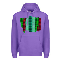 Purple Green Red Western Farm Life Brush Stroke Premium Hoodie - Bettercallsaul
