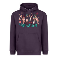 Plum merry dancemas christmas ballet Heavyweight Hoodie - MaliasSmallBusiness