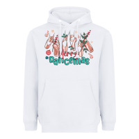 White merry dancemas christmas ballet Heavyweight Hoodie - MaliasSmallBusiness