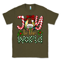 Army Green joy to the world Classic Tee - BundleAndBundleShop