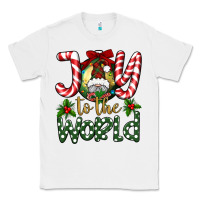 White joy to the world Classic Tee - BundleAndBundleShop