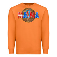 Carrot American mama with lightning bolt Premium Sweatshirt - texasbilliewilder