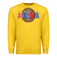 Lemon American mama with lightning bolt Premium Sweatshirt - texasbilliewilder