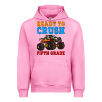 Fuchsia Pink ready to crush fifth grade Urban Hoodie - Artiststas