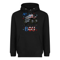 Black all american boy Heavyweight Hoodie - MaliasSmallBusiness