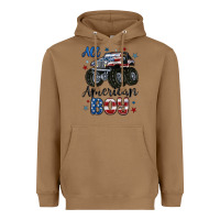 Toasted Coconut all american boy Heavyweight Hoodie - MaliasSmallBusiness