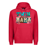 Cardinal twin mama Premium Hoodie - AdoDesignShop