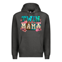 Charcoal Heather twin mama Premium Hoodie - AdoDesignShop
