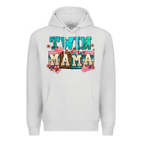 Dove Grey twin mama Premium Hoodie - AdoDesignShop