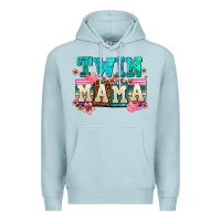 Blue Mist twin mama Premium Hoodie - AdoDesignShop