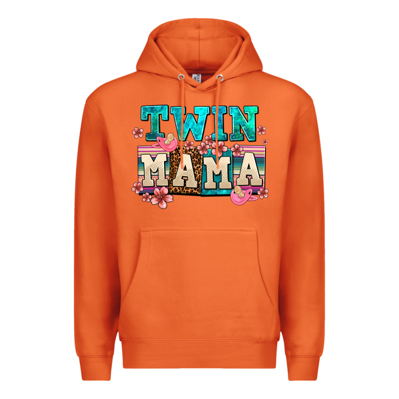 Twin Mama Premium Hoodie by AdoDesignShop | Teevron