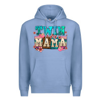 Colony Blue twin mama Premium Hoodie - AdoDesignShop