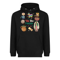Black tis the season Heavyweight Hoodie - MaliasSmallBusiness