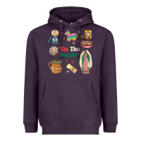 Plum tis the season Heavyweight Hoodie - MaliasSmallBusiness