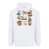 White tis the season Heavyweight Hoodie - MaliasSmallBusiness