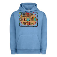 Pigment Pebble Blue merry christmas y'all Urban Hoodie - JahusDesignShop