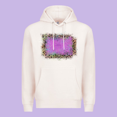 Old Leopard Purple Glitter Frame Premium Hoodie Designed By Bettercallsaul