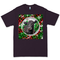 Plum christmas black angus cow Premium Tee - LillyAllenDesigns