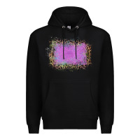 Black Old Leopard Purple Glitter Frame Premium Hoodie - Bettercallsaul