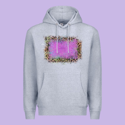 Old Leopard Purple Glitter Frame Premium Hoodie Designed By Bettercallsaul